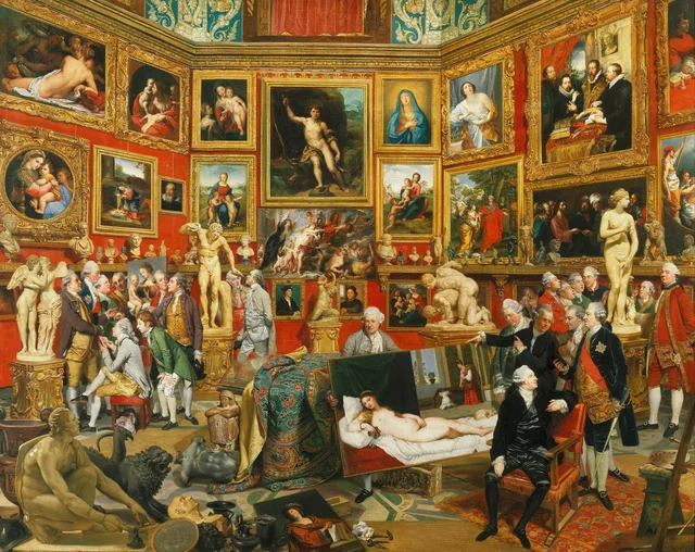 The Tribuna of the Uffizi