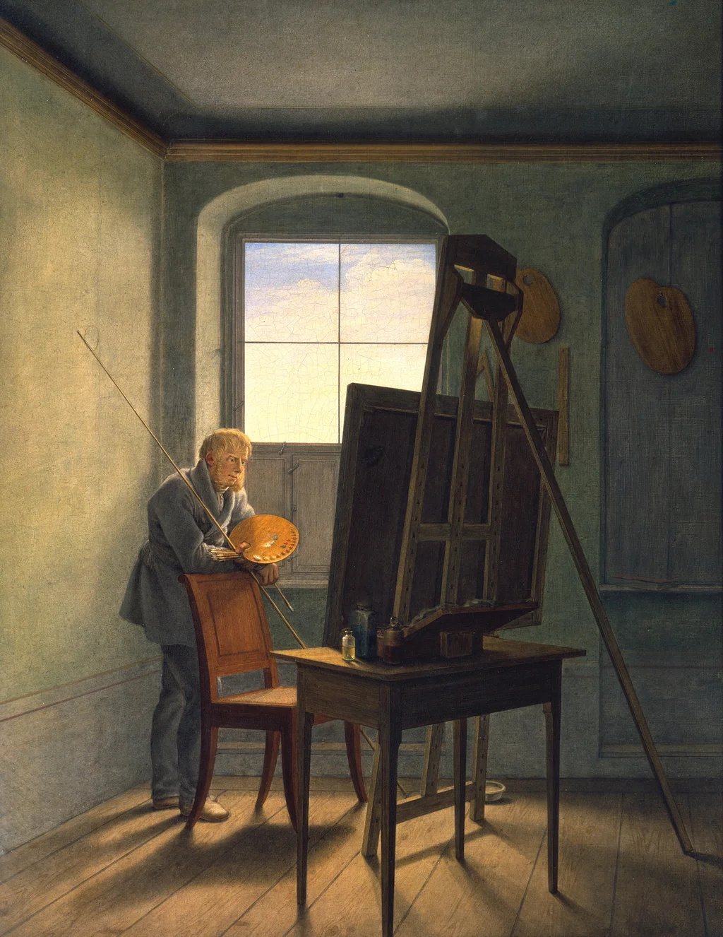 Caspar David Friedrich dans son atelier