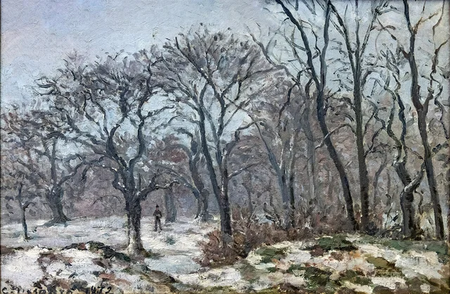 Chestnut Copse in Winter, Louveciennes