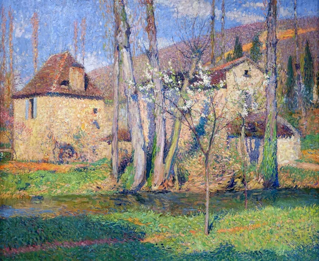 Cabañas en primavera