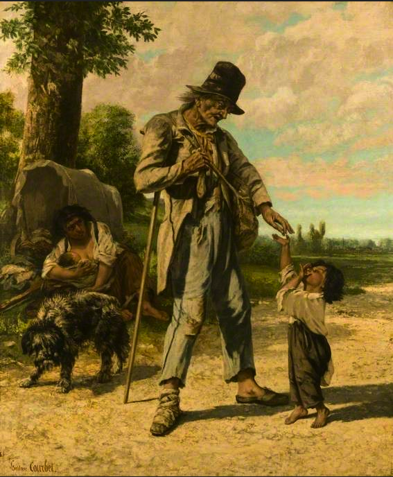 The Charity of a Beggar at Ornans