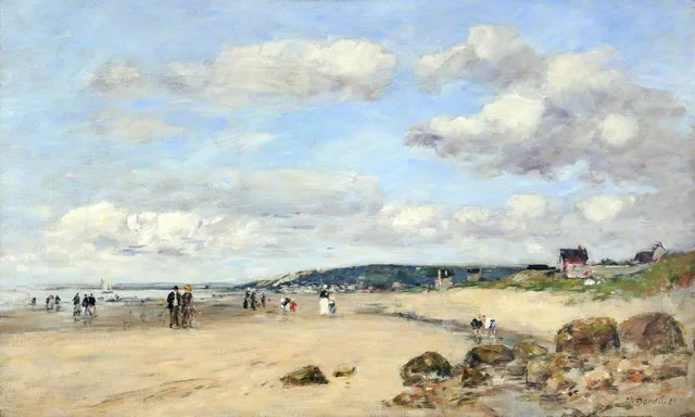 Spiaggia in Normandia, Francia