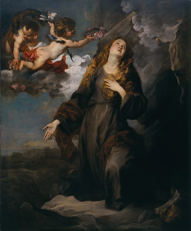 Santa Rosalia in gloria