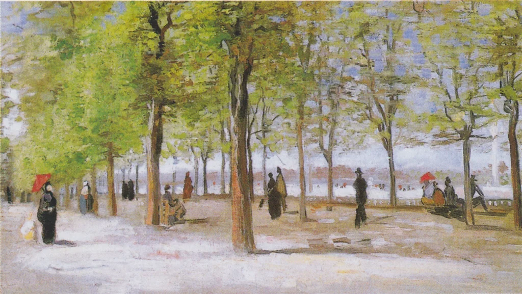 Terrazza nei giardini del Lussemburgo