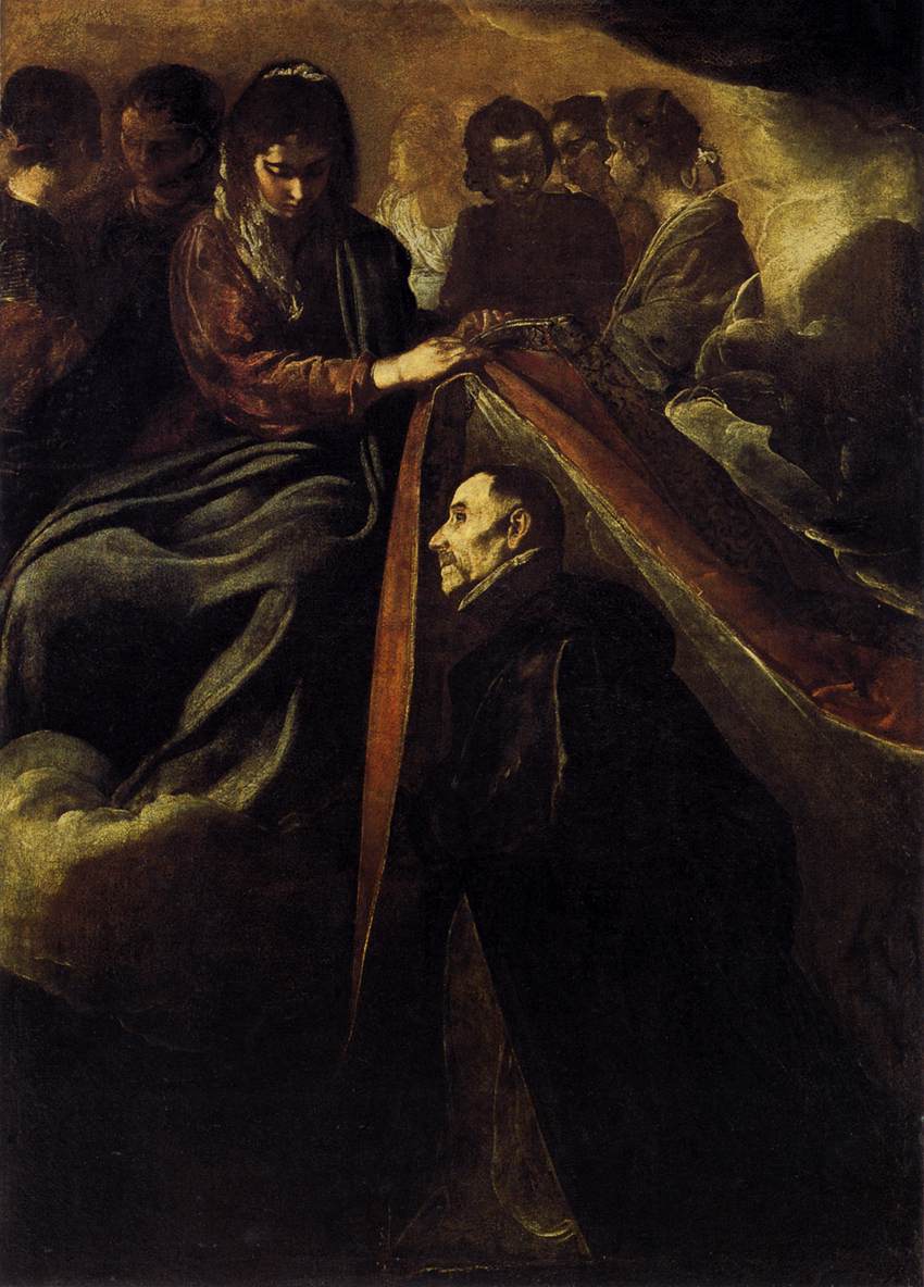 Saint Ildefonse recevant la chasuble de la Vierge