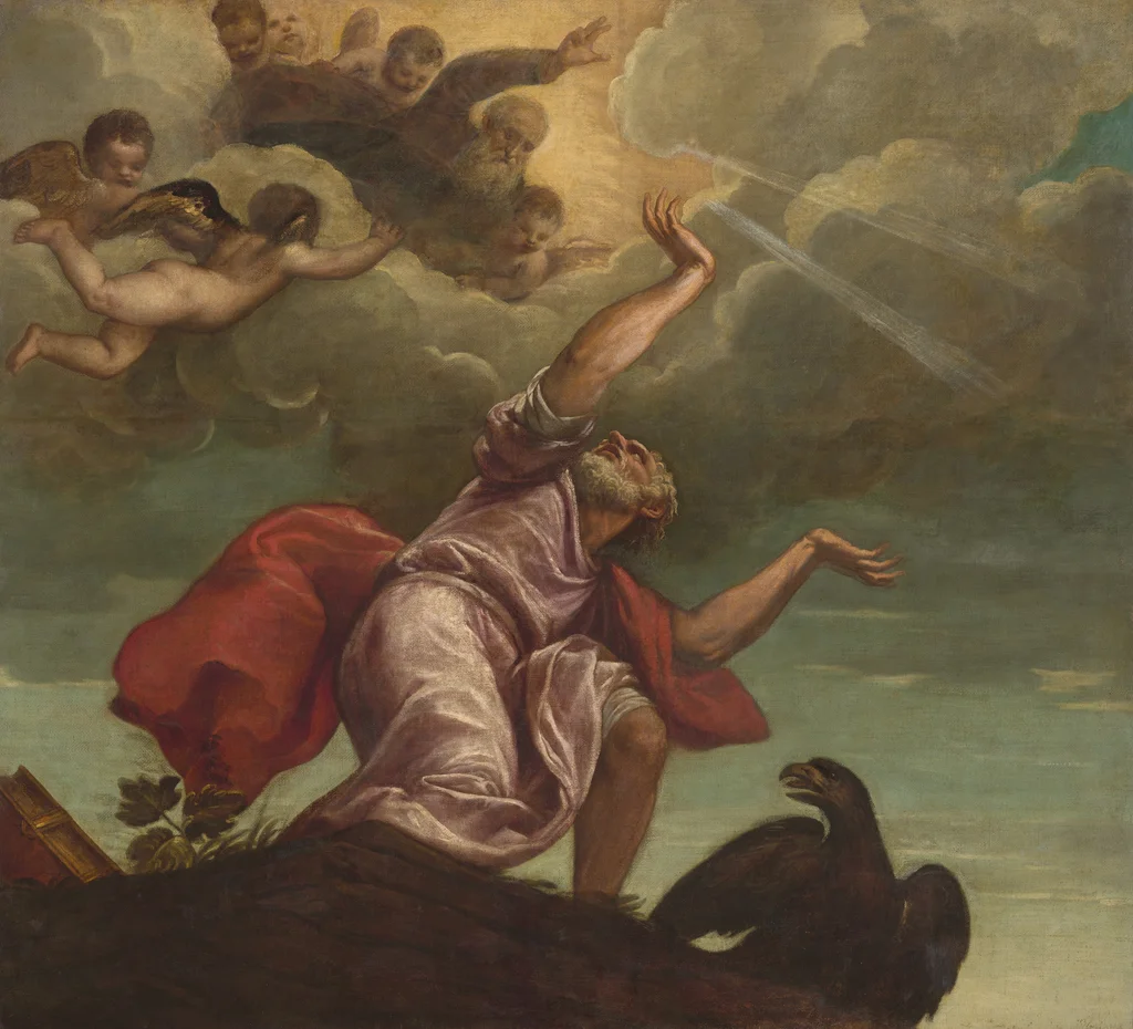 Der heilige Johannes der Evangelist auf Patmos