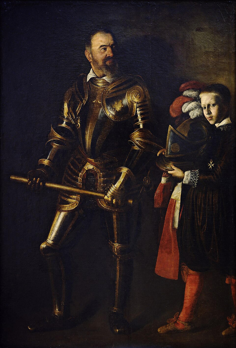 Bildnis des Alof de Wignacourt und seines Pagen