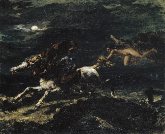 Tam O'Shanter poursuivi par les sorcières