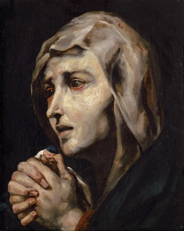 Mater dolorosa, Copy after Ribera
