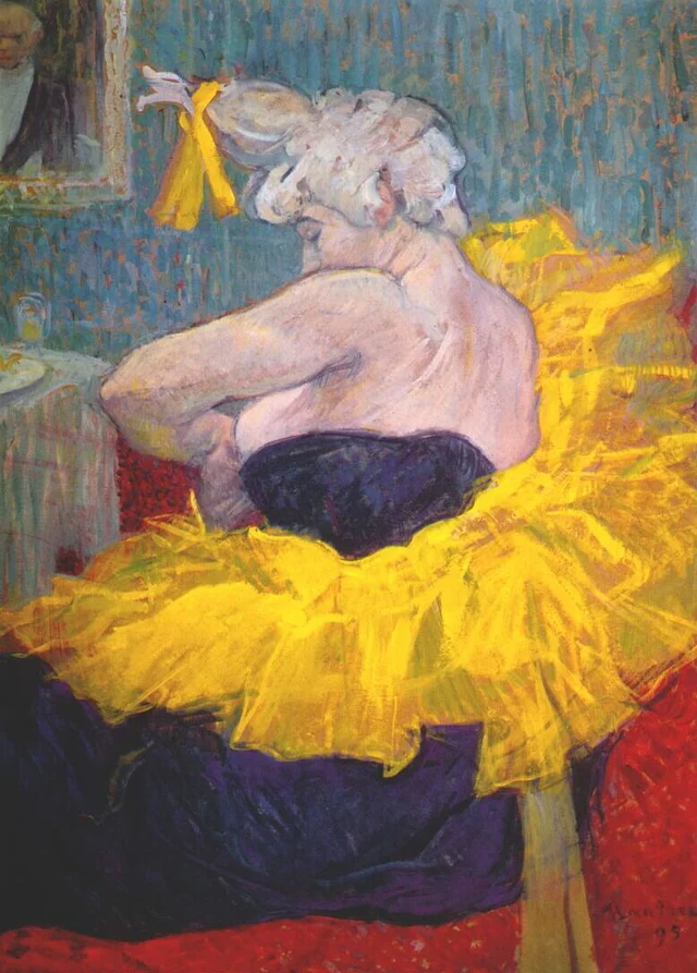 The clownesse cha-u-kao at the Moulin Rouge