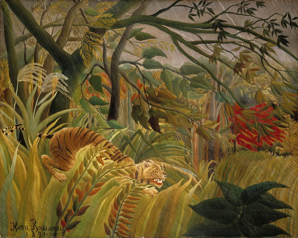 Tigre em uma Tempestade Tropical