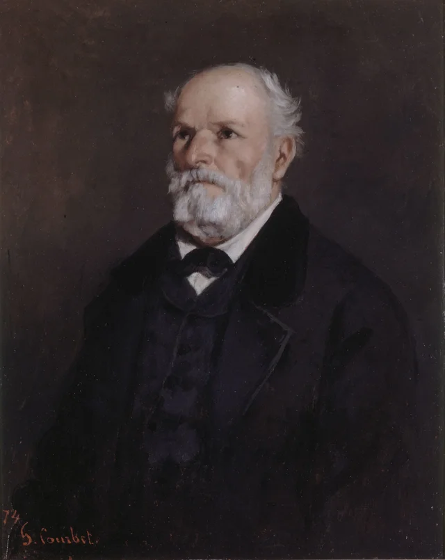Portrait of Régis Courbet, the Artist s Father