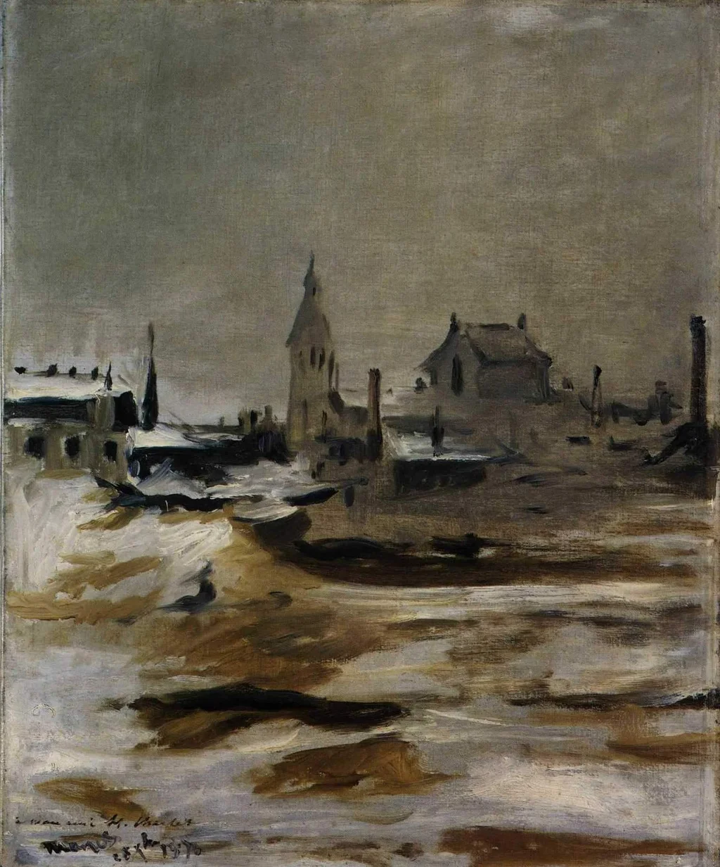 Effetto di neve a Petit-Montrouge