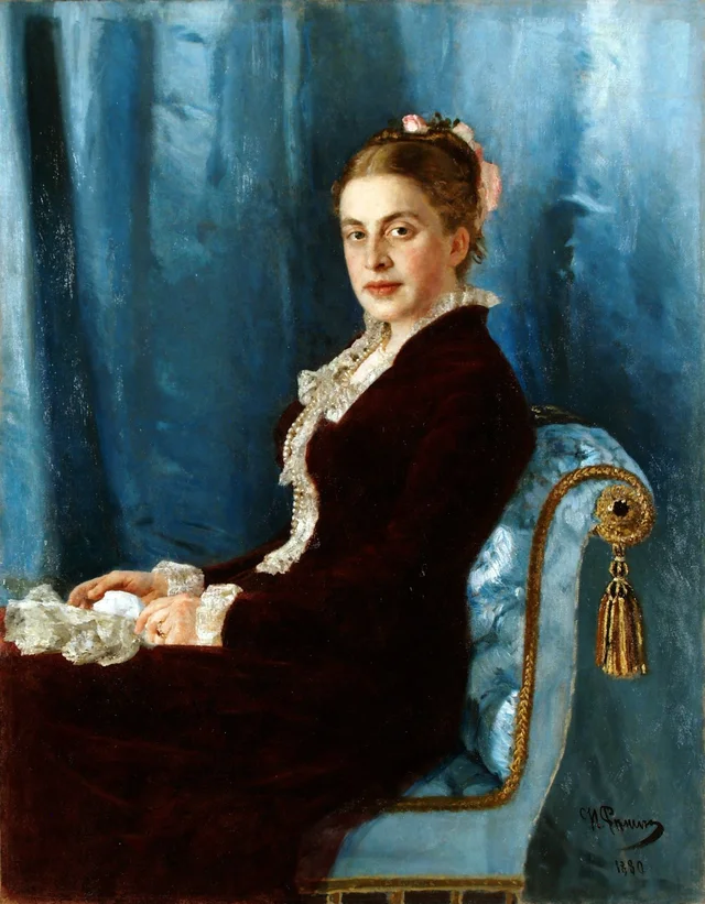 Portrait of Elizaveta Vasilievna Sapozhnikova