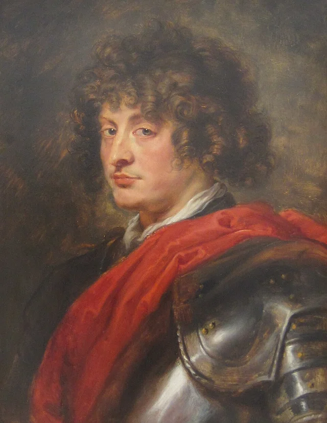 Young man in armor