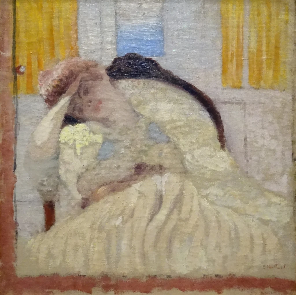 Misia sentada en una bergère, llamada "Nonchaloir"