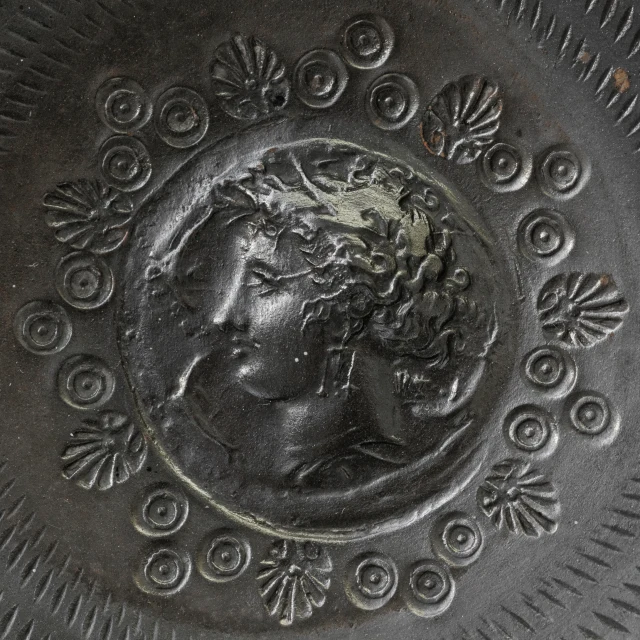 Black-Glaze Cup with a Relief Medallion of Arethusa