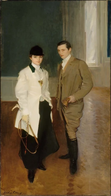 Fratello e sorella: Charles Sumner Bird e sua sorella Edith Bird (signora Robert Bass)