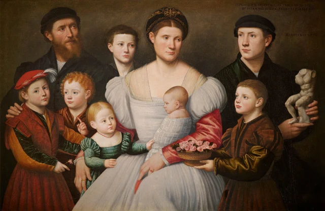 Portrait of His Brother's Family
