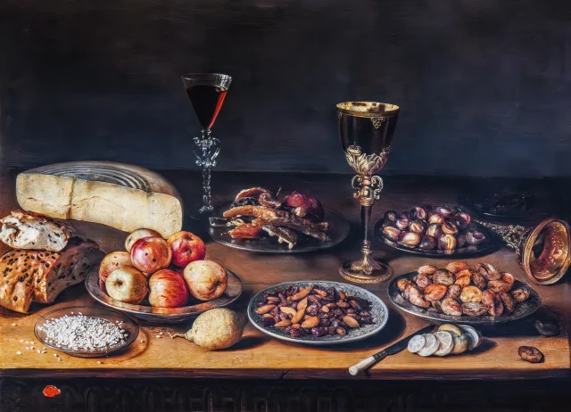 Bodegón con cálices