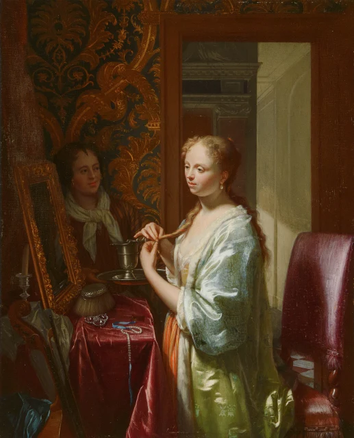 Dama alla toeletta