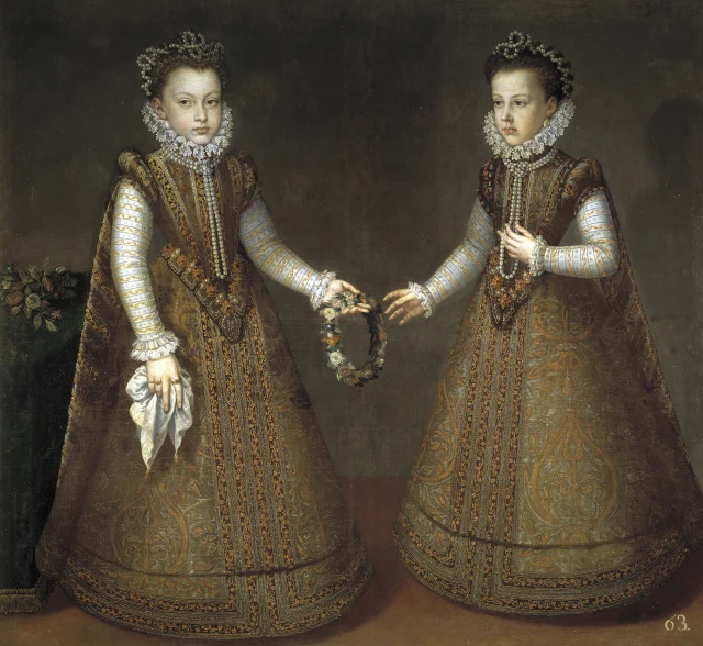 The Infantas Isabel Clara Eugenia and Catalina Micaela