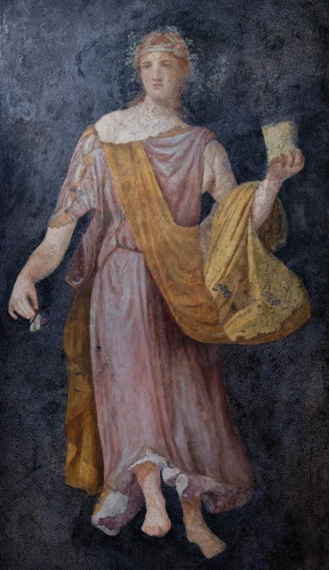 Wall Painting with a Figure of Spring