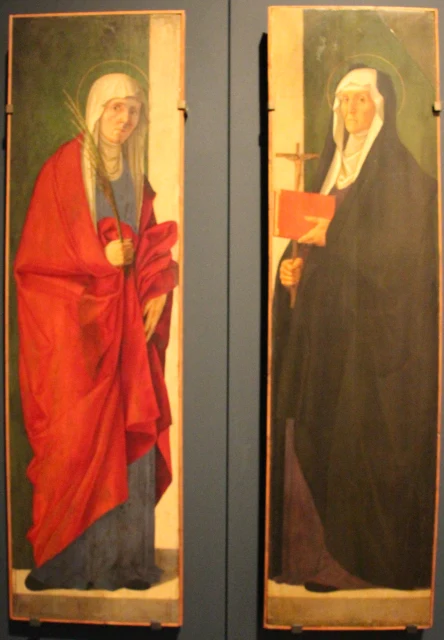 Ein Märtyrerheiliger und die heilige Klara