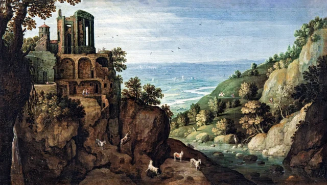 View of the Sibyl of Tivoli