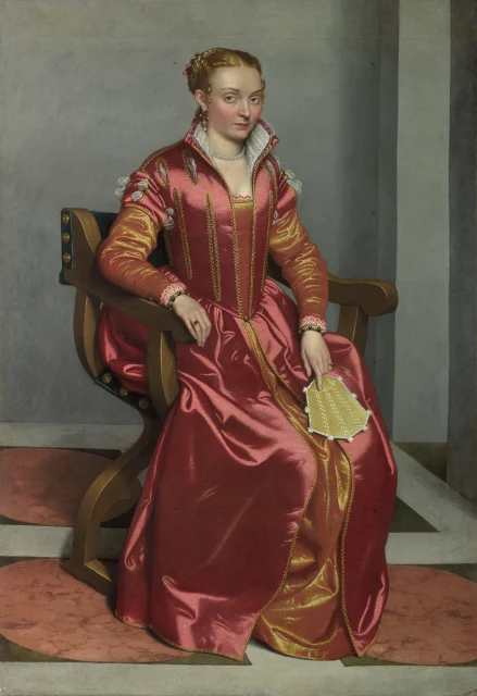 Portrait d'une dame, peut-être la comtesse Lucia Albani Avogadro (« La Dame en rouge »)