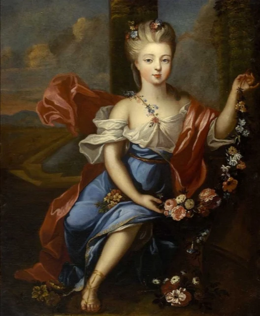 Ritratto di fanciulla come Flora