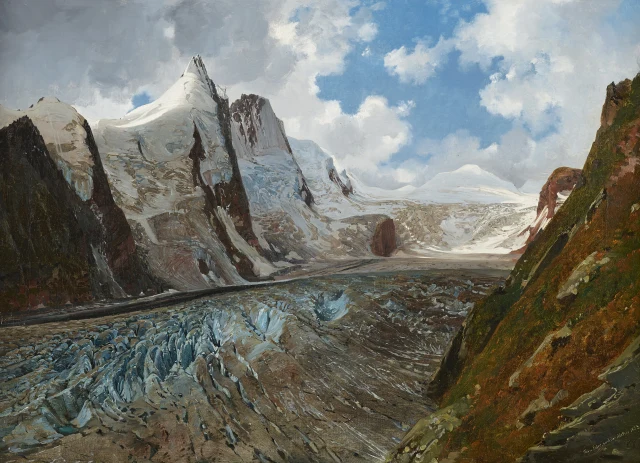The Grossglockner with the Pasterze Glacier