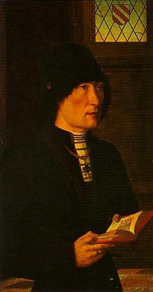 Portrait of Pierantonio Bandini Baroncelli (on the reverse: the annunciation: The Virgin)