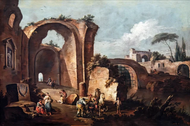 Ruins of a Vaulted Building
