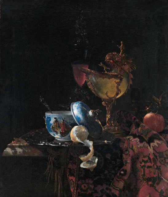 Still Life with a Chinese Bowl, Nautilus Cup and Other Objects