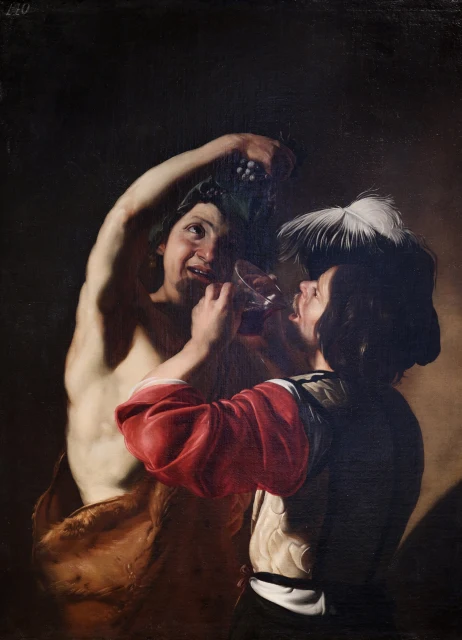 Bacchus and a Drinker
