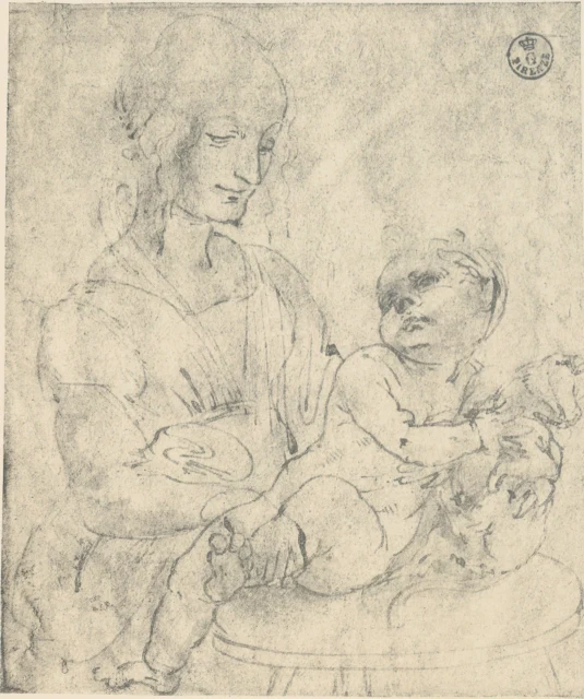 Studies for a Madonna with a Cat