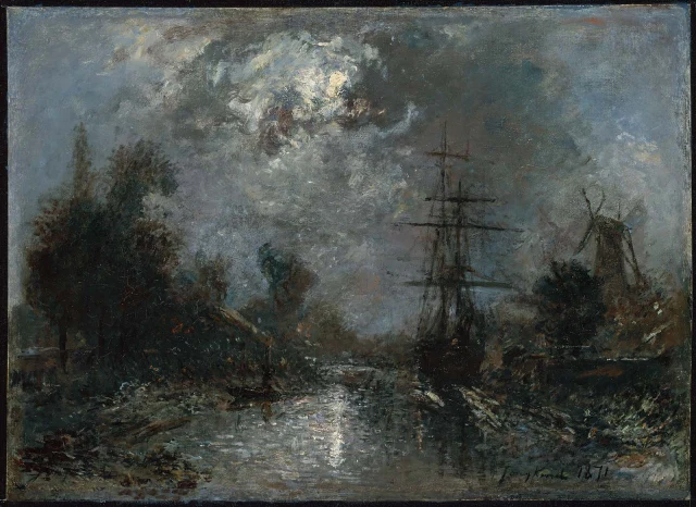 Harbor by Moonlight