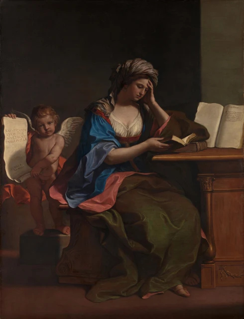 The Samian Sibyl with a Putto