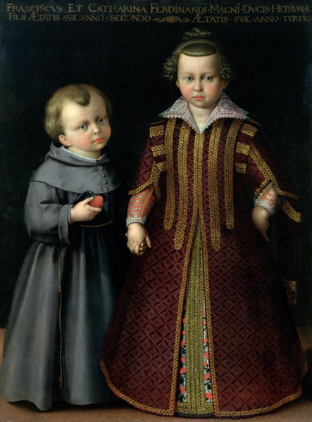Portrait of Francesco and Caterina de' Medici as Children