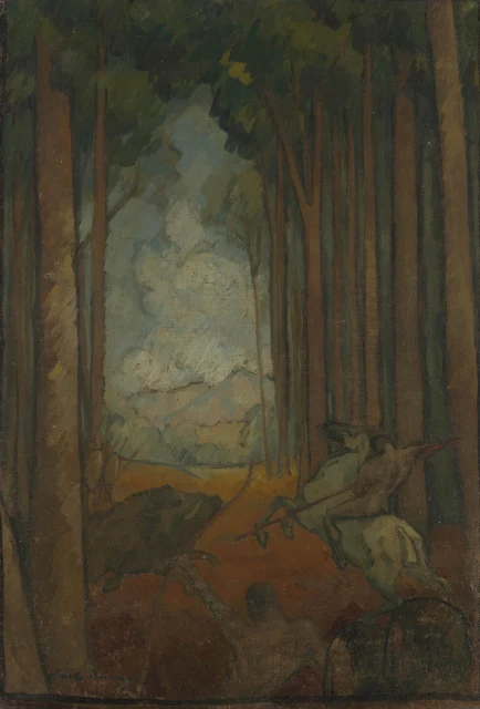 Landscape with Huntsmen