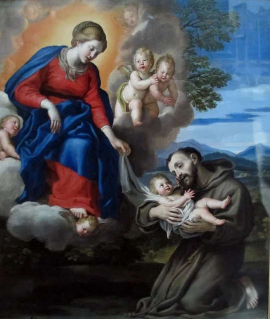 The Virgin and Child with Saint Francis