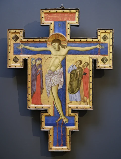 Painted Crucifix