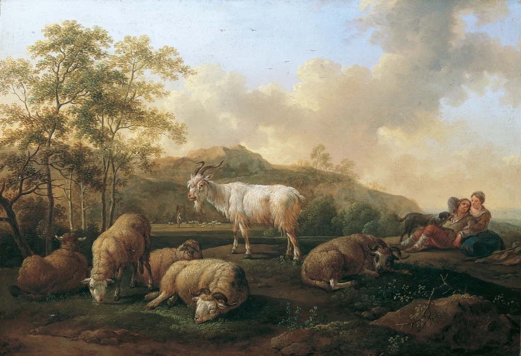 Landscape with Grazing Cattle