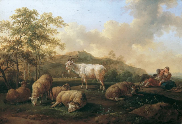 Landscape with Grazing Cattle