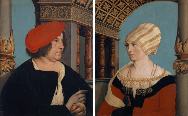 Double Portrait of Jakob Meyer zum Hasen and Dorothea Kannengießer