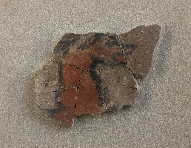 Wall Painting Fragments with an Animal Head, from Dura-Europos