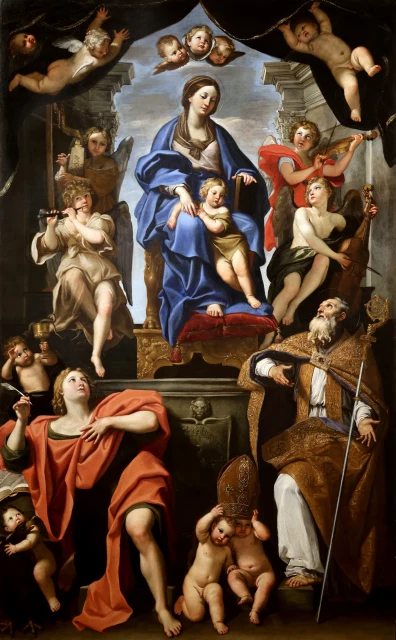 Madonna and Child with Saints Petronius and John the Evangelist