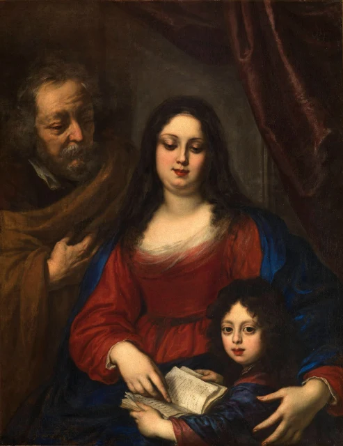 Holy Family with Vittoria della Rovere and Cosimo III as the Virgin and the Christ Child