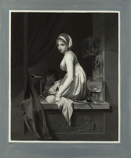 A Girl at a Window
